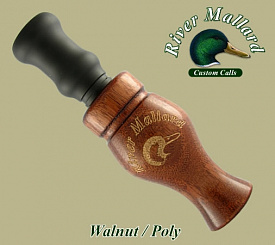   River Mallard Calls Walnut/poly double reed ()