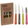 Набор ножей Opinel Less Essentieles цветные рукоятки