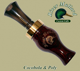   River Mallard Calls Cocobolo/poly double reed ()